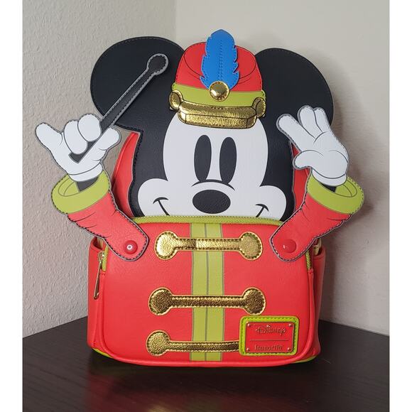 Mickey Mouse The Band Concert Loungefly Backpack Disney 100 Years NEW